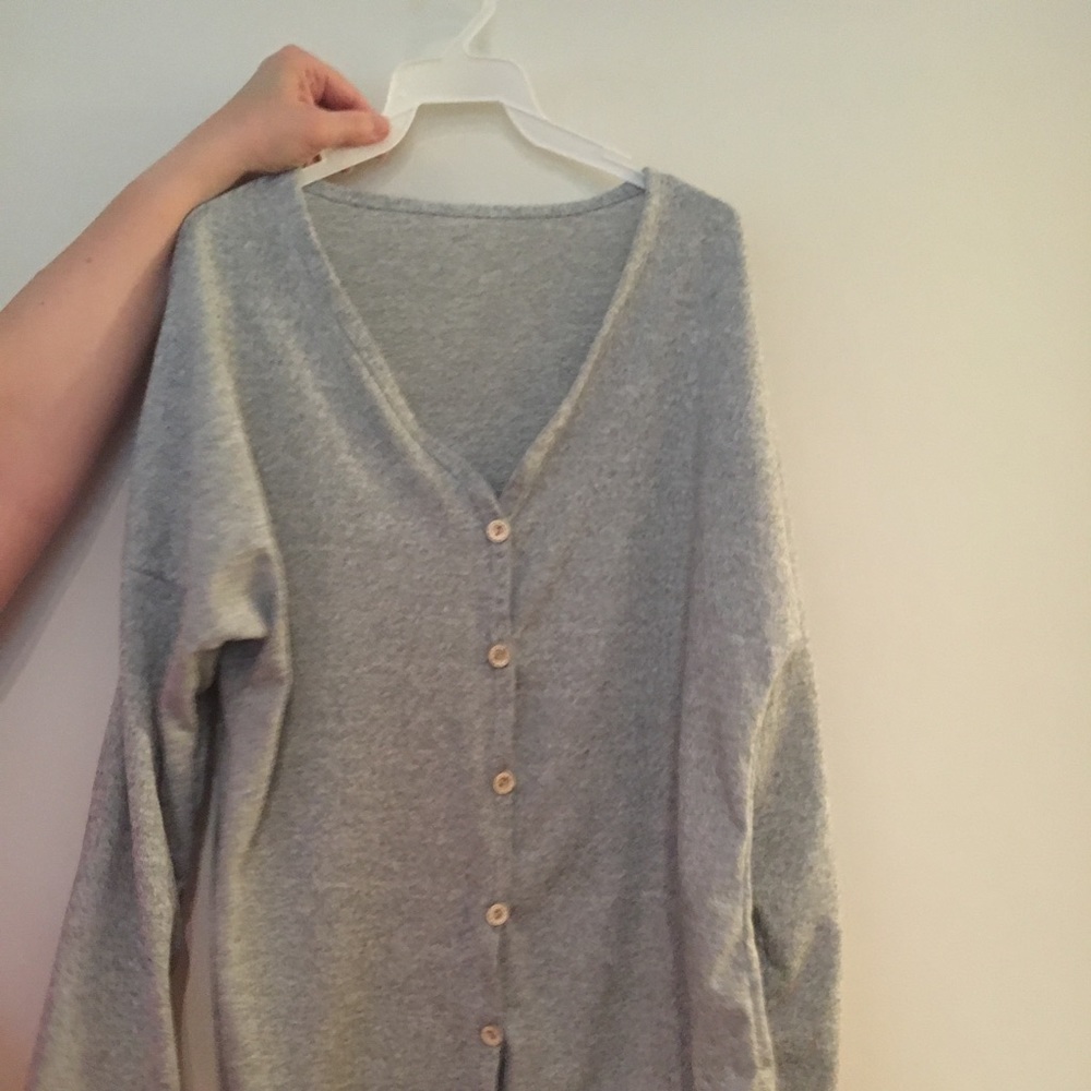 Button up sweater cardigan